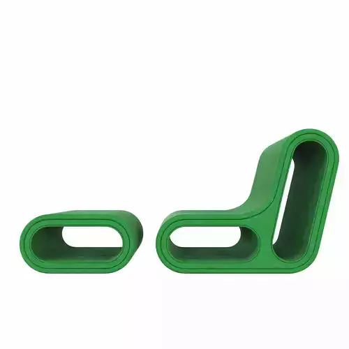 Other one sofa with pouf by Hay Free 3D model