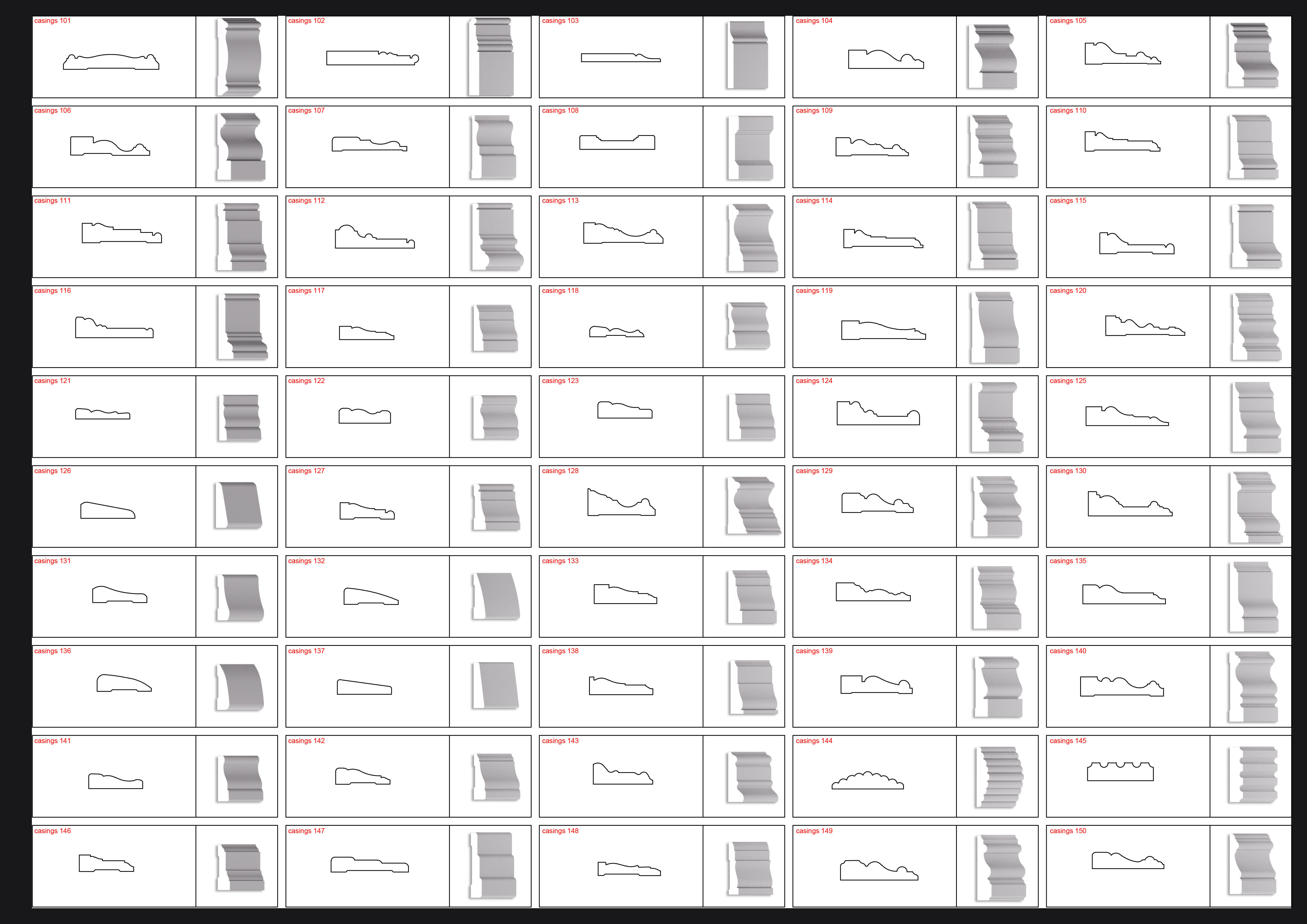 1115 Molding Profile 3D model_1