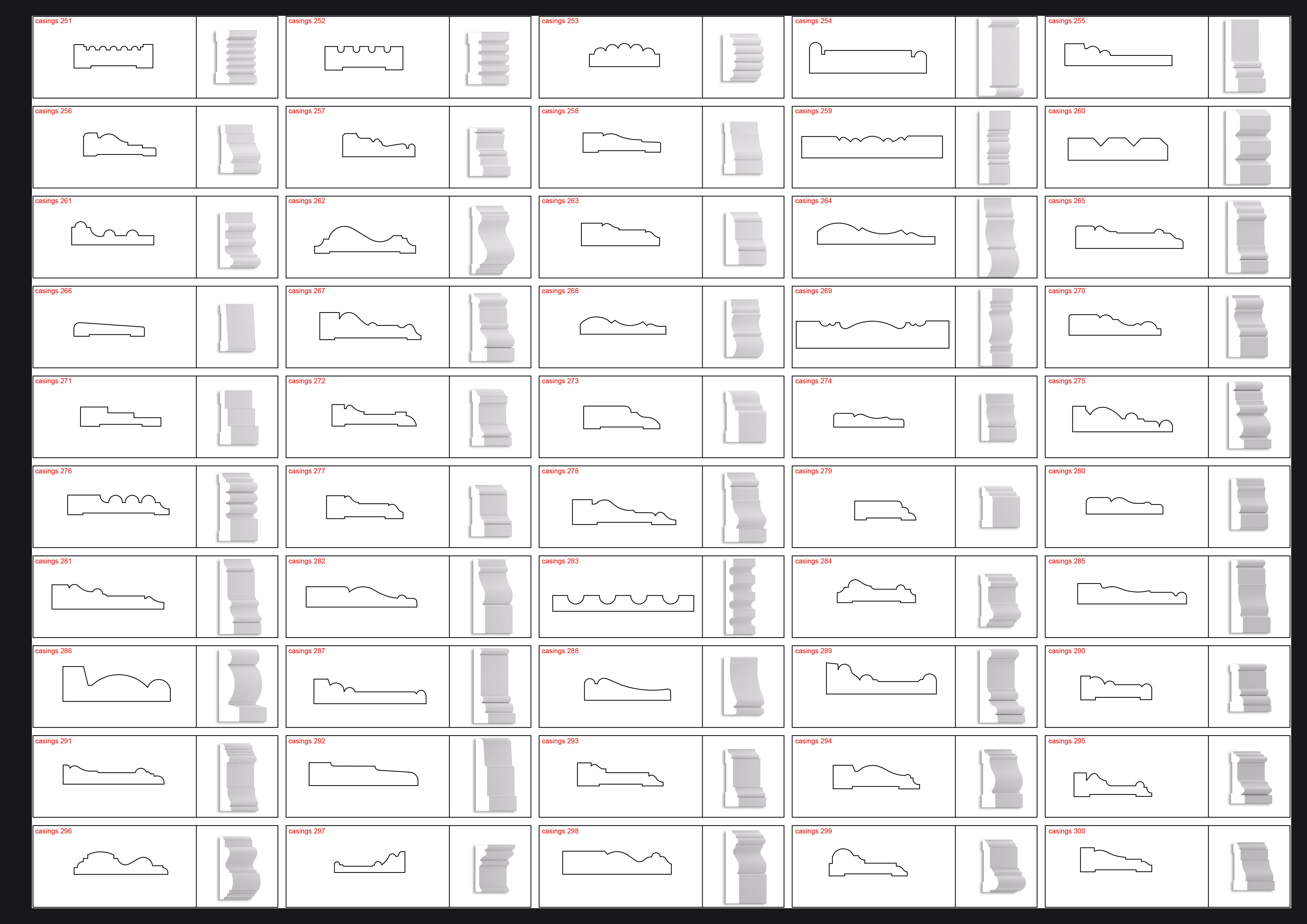 1115 Molding Profile 3D model_4