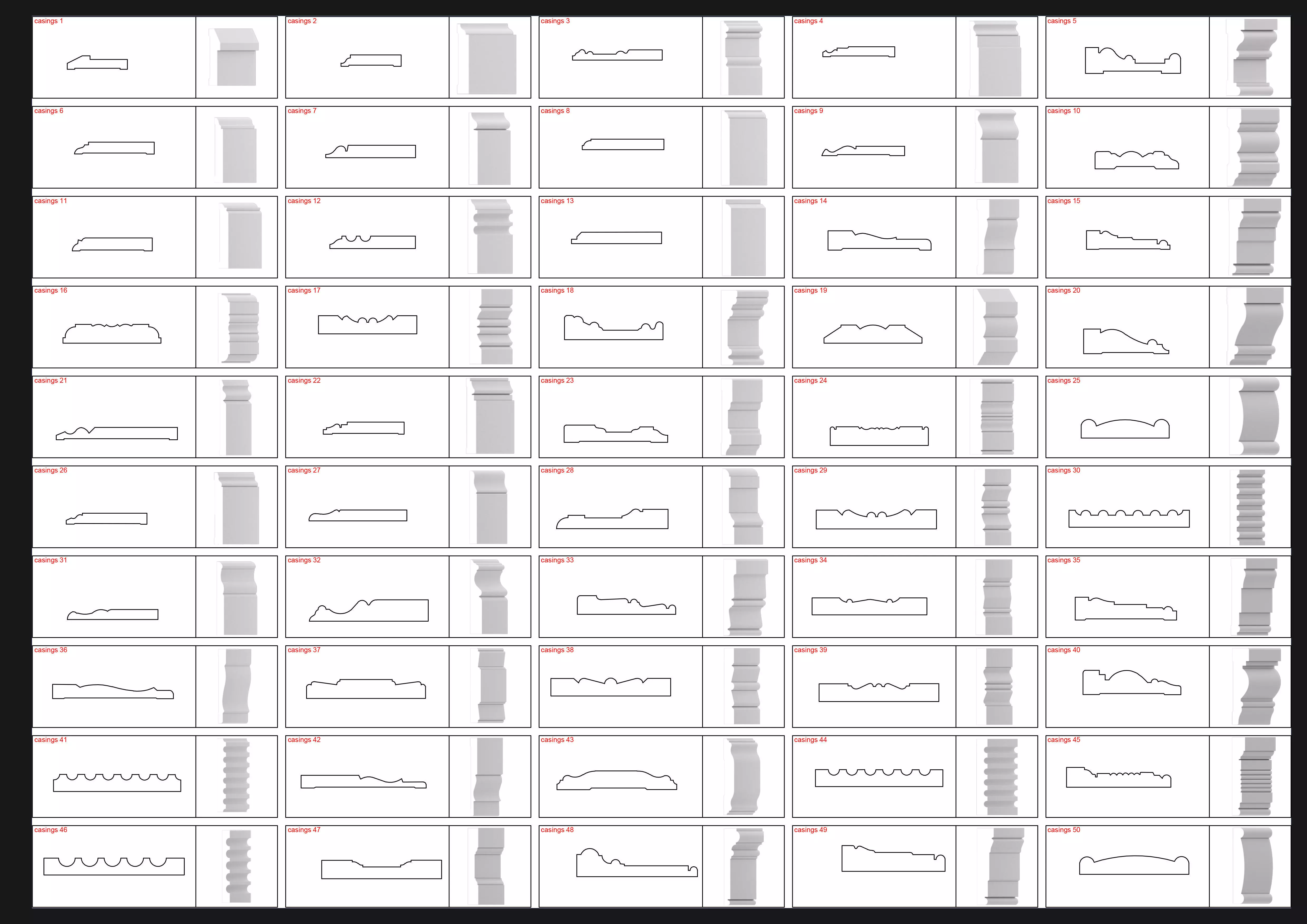 1115 Molding Profile 3D model_0
