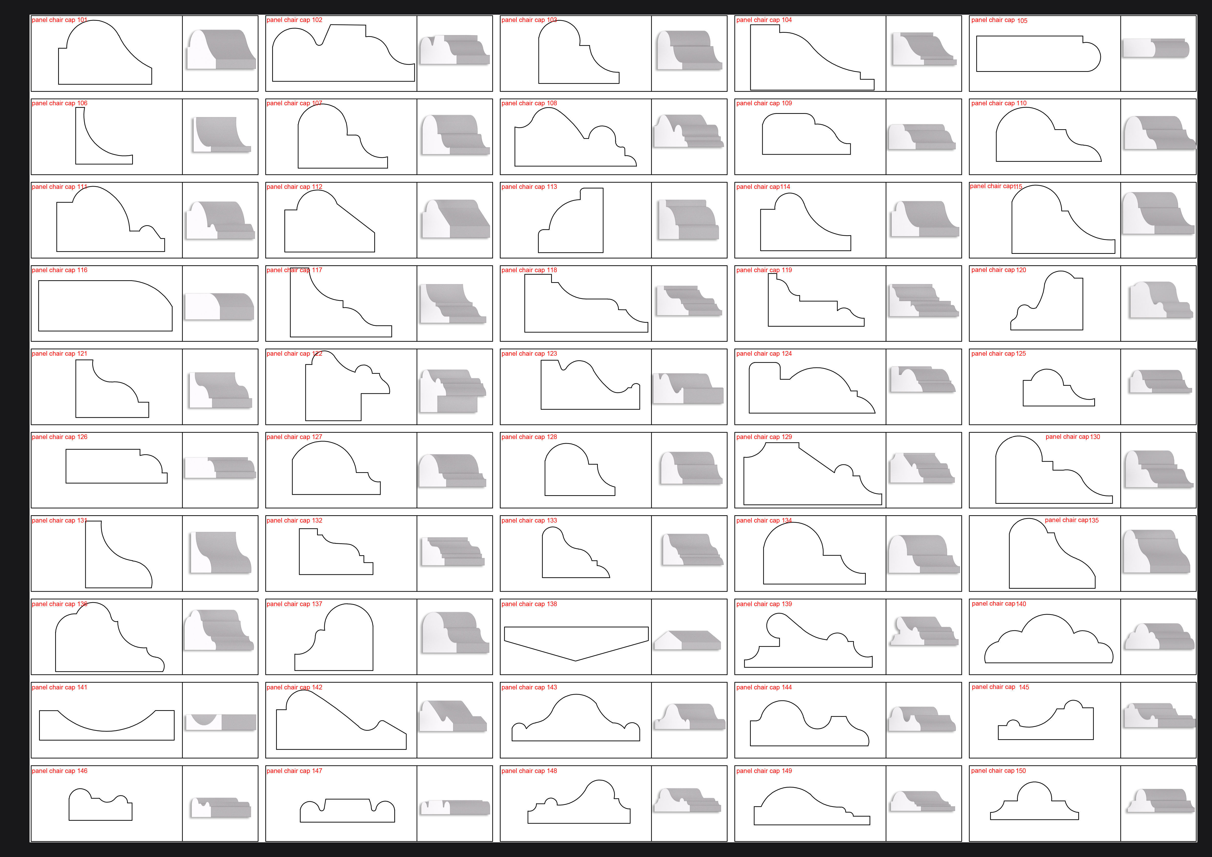 1115 Molding Profile 3D model_8