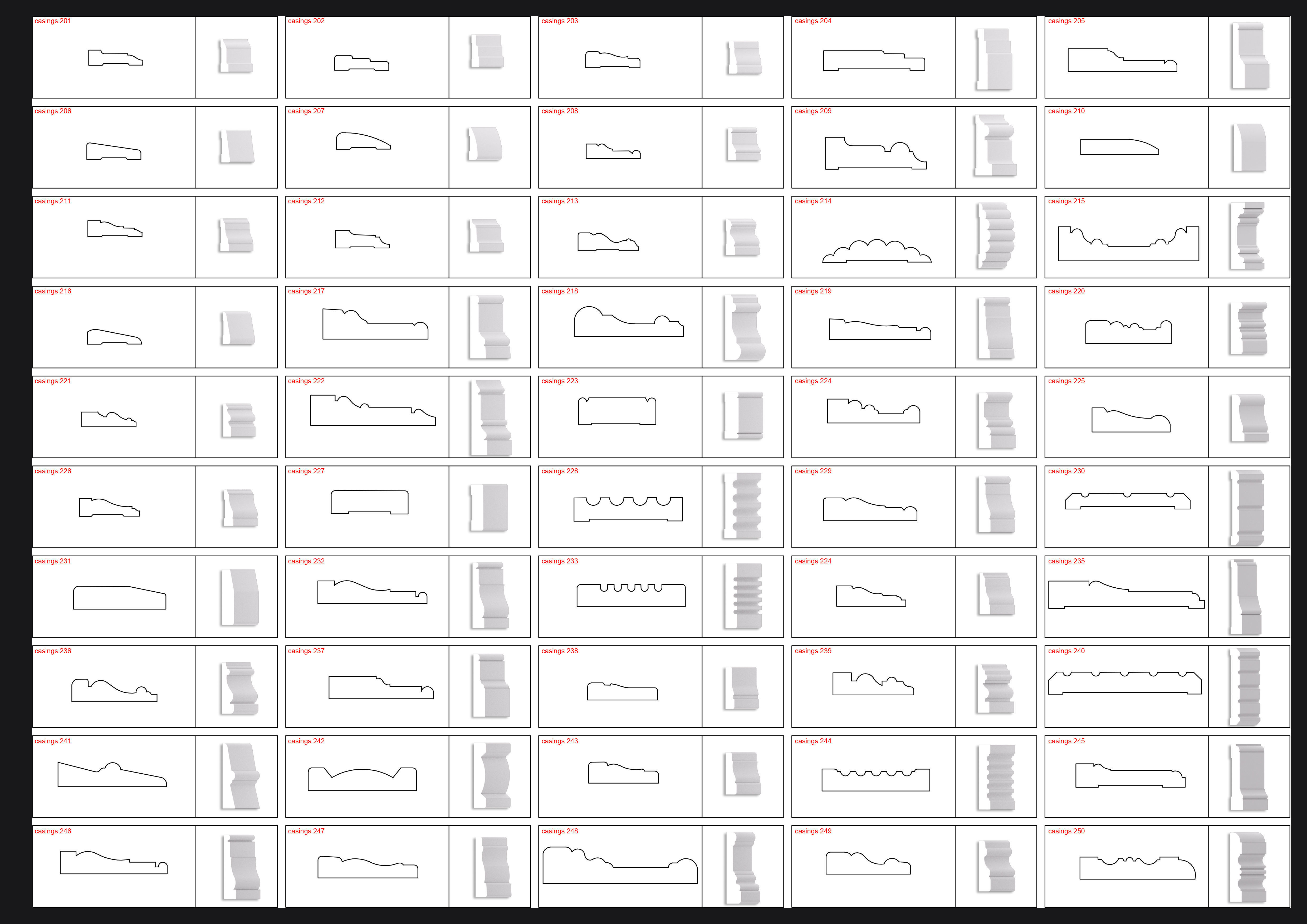 1115 Molding Profile 3D model_3