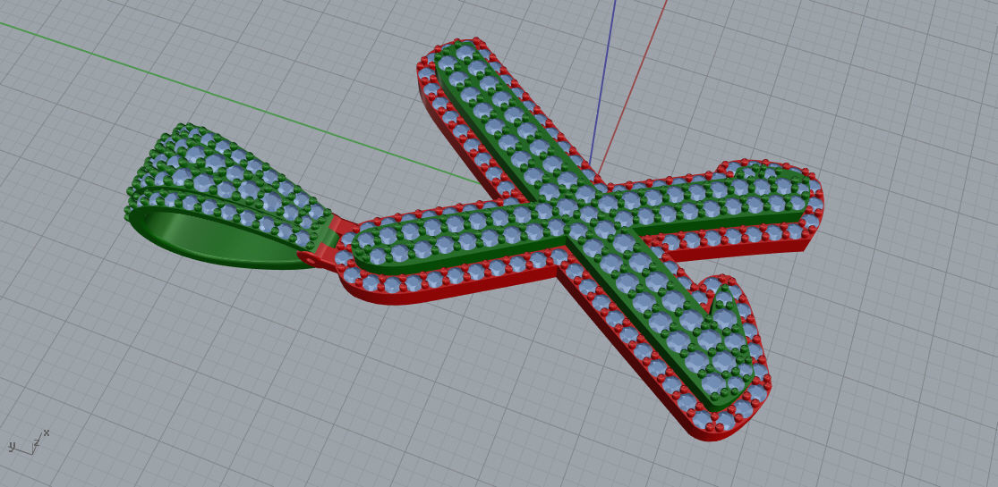 CURVED LETTER X 3D print model_3