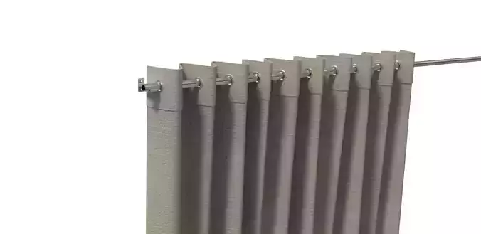 Curtain 2 grommet panel - taupe