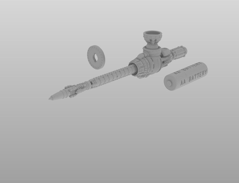 SUTURUS PATTERN LANCE FOR QUESTING AND DOMINATOR KNIGHTS 3D print model_3