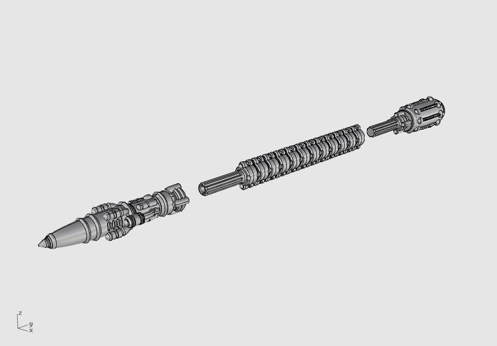 SUTURUS PATTERN LANCE FOR QUESTING AND DOMINATOR KNIGHTS 3D print model_5