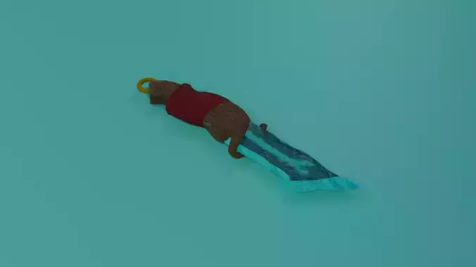 Fantsy ice knife PBR texture