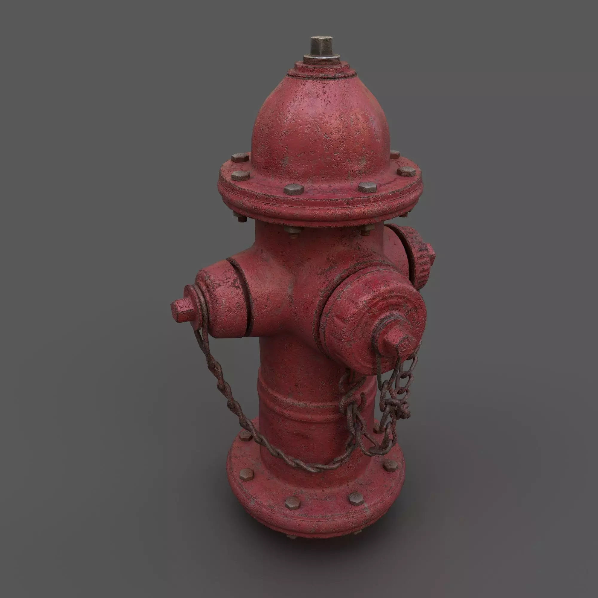 Game Ready Fire Hydrant Free low-poly 3D model