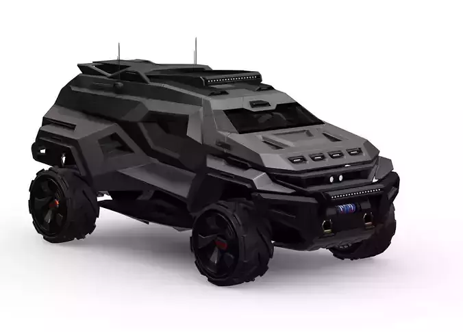 Rezvani Vengeance Armortruck Concept 3D model