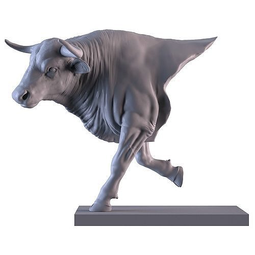 Bull Torso 3D print model