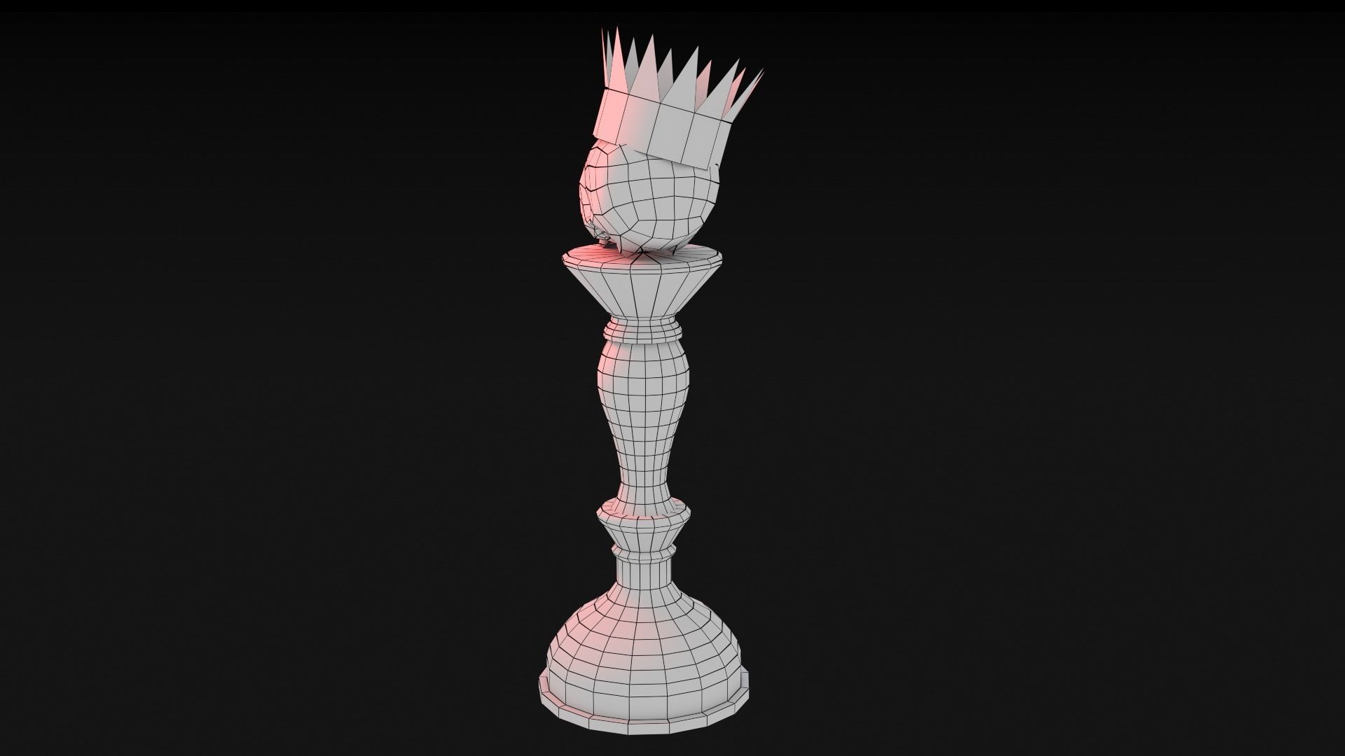 Human Skull Low Poly Low-poly 3D model_20