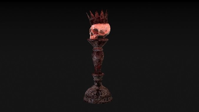 Human Skull Low Poly Low-poly 3D model