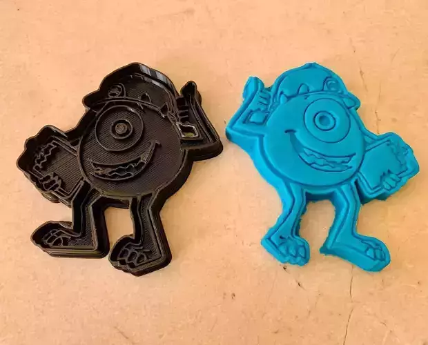 Monster inc cookie cutters 