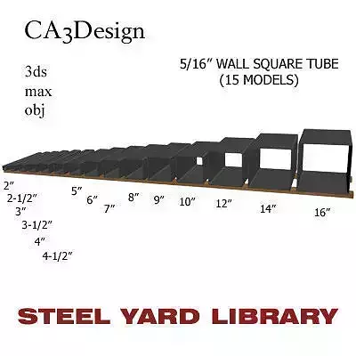 5 16in Wall Square Tube