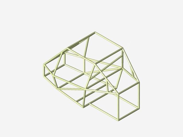 baja chassis Free 3D model_3