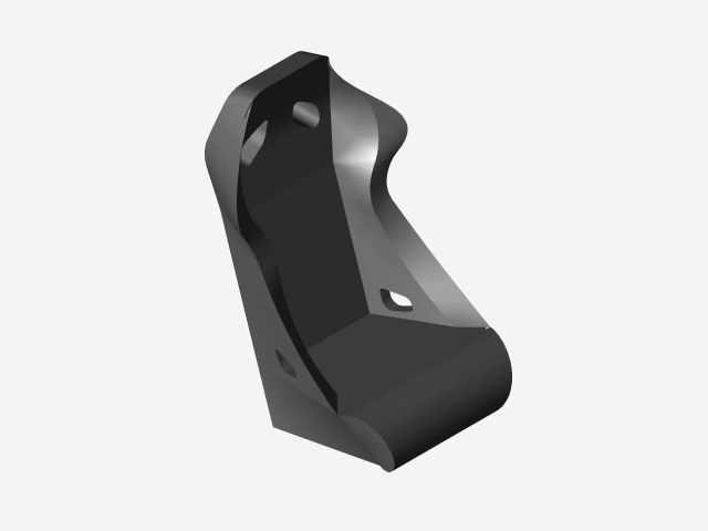 seat piece of furniture Free 3D model_1