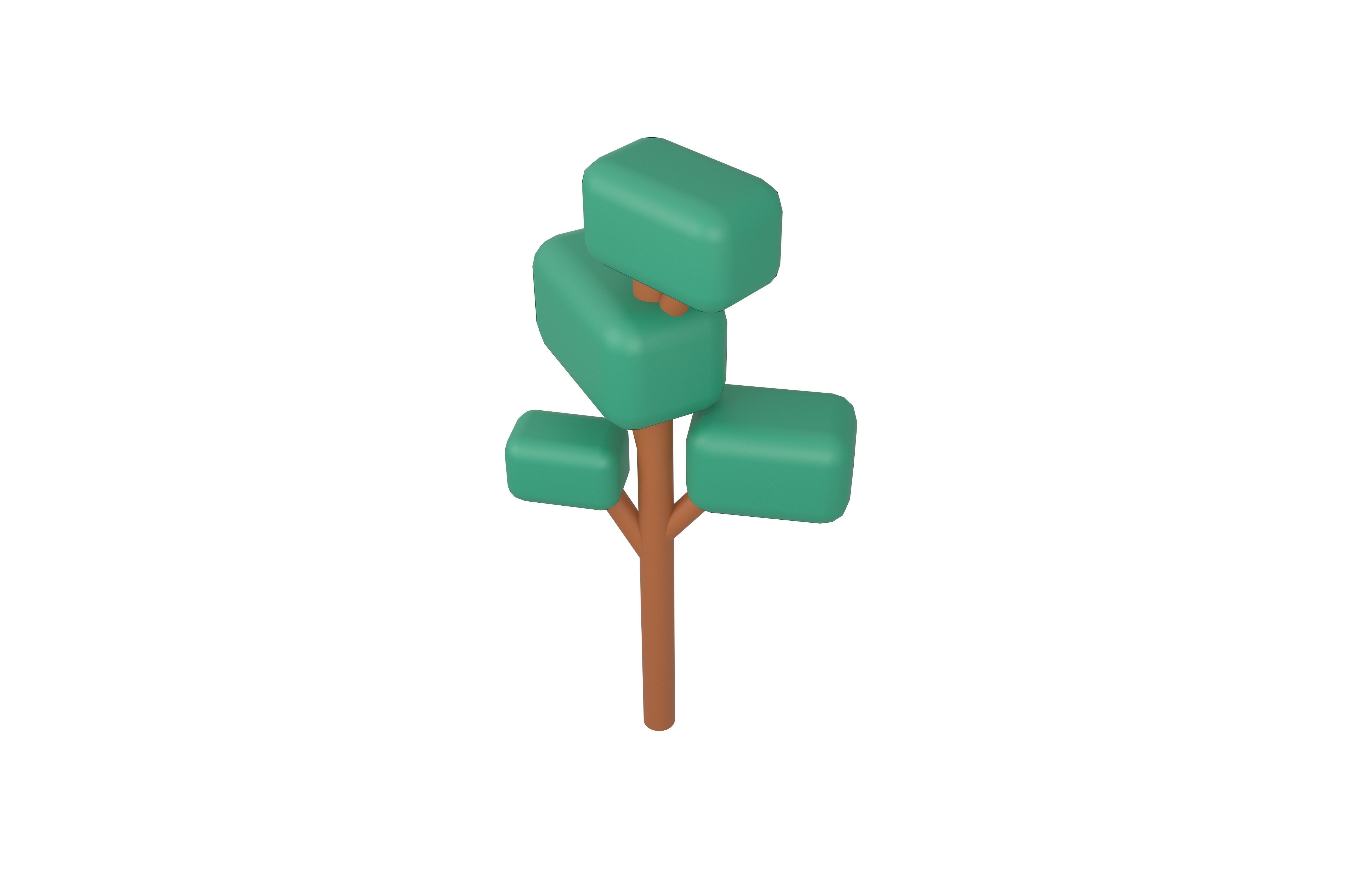 Cartoon Tree v1 Pack 01 Low-poly 3D model_15