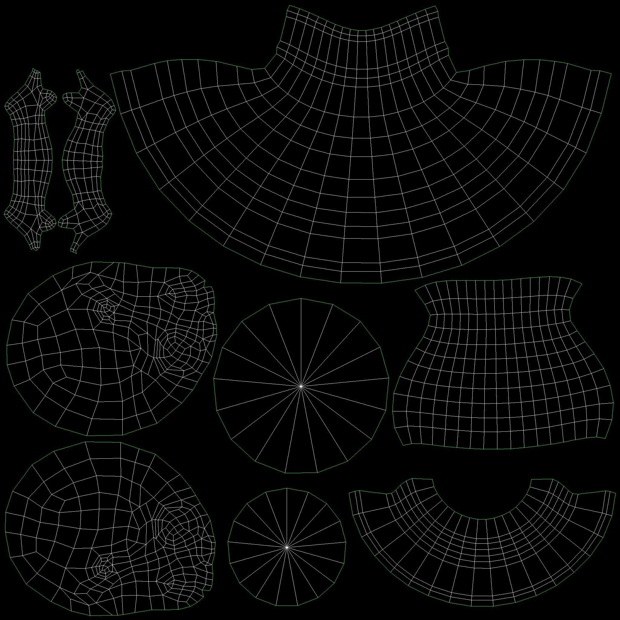 Human Skull Low Poly Low-poly 3D model_10