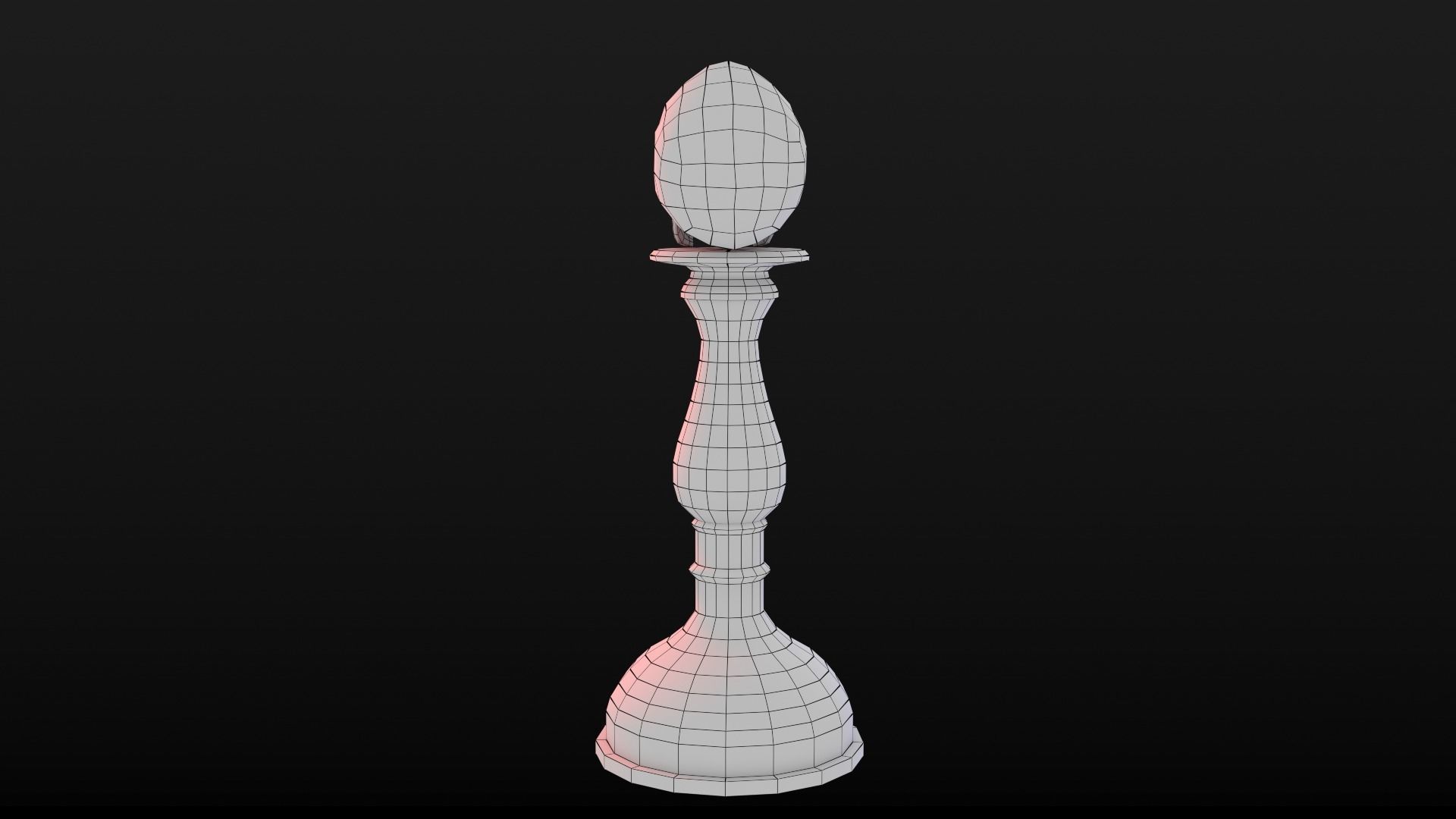 Human Skull Low Poly Low-poly 3D model_38