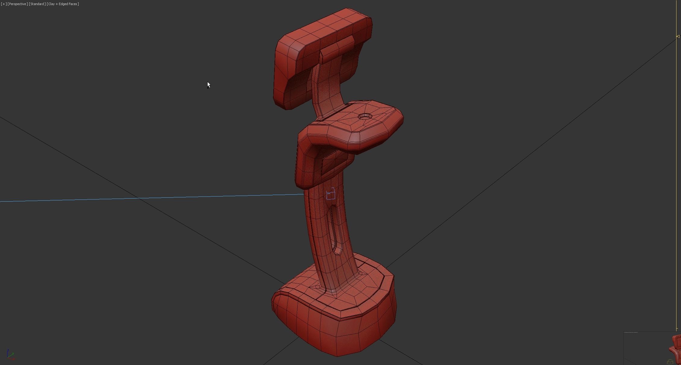 Personal assistant autonomous AI robot 3D model_7