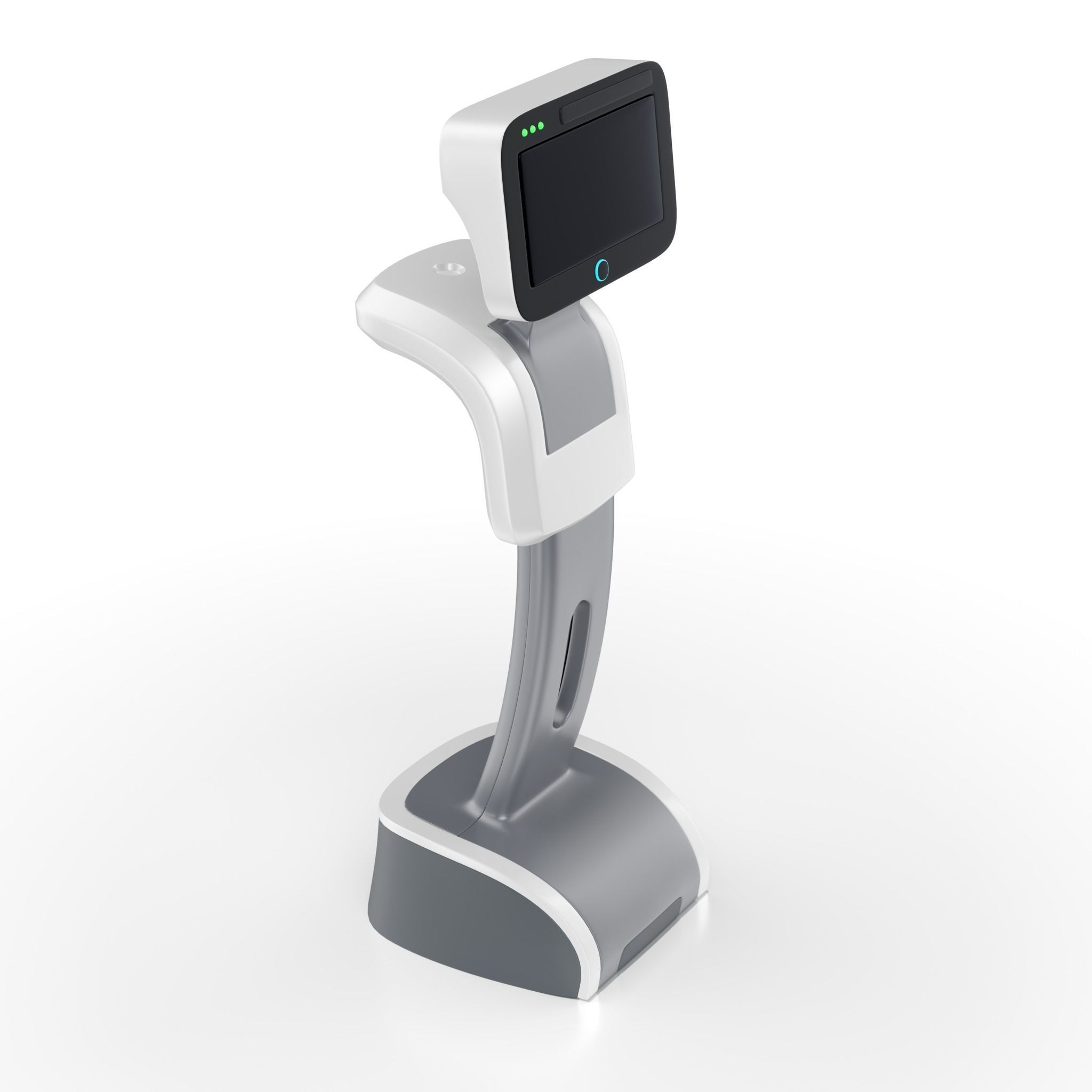 Personal assistant autonomous AI robot 3D model_1