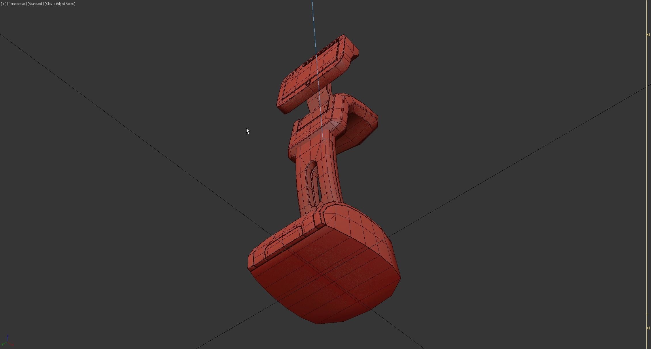 Personal assistant autonomous AI robot 3D model_8