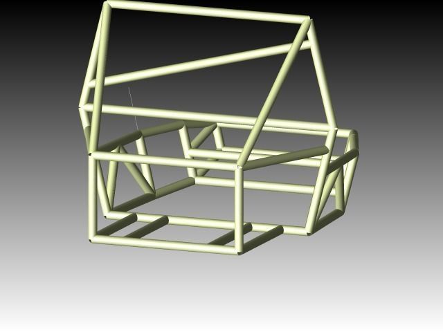rollcage metal frame Free 3D model_3