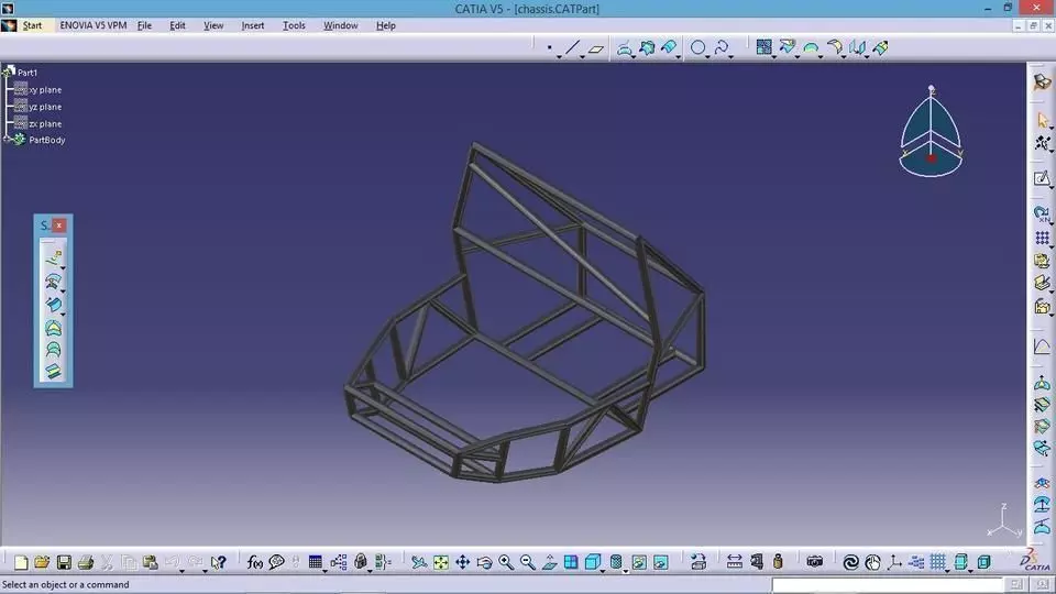 rollcage metal frame Free 3D model_0