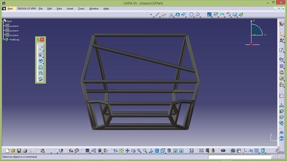 rollcage metal frame Free 3D model_1