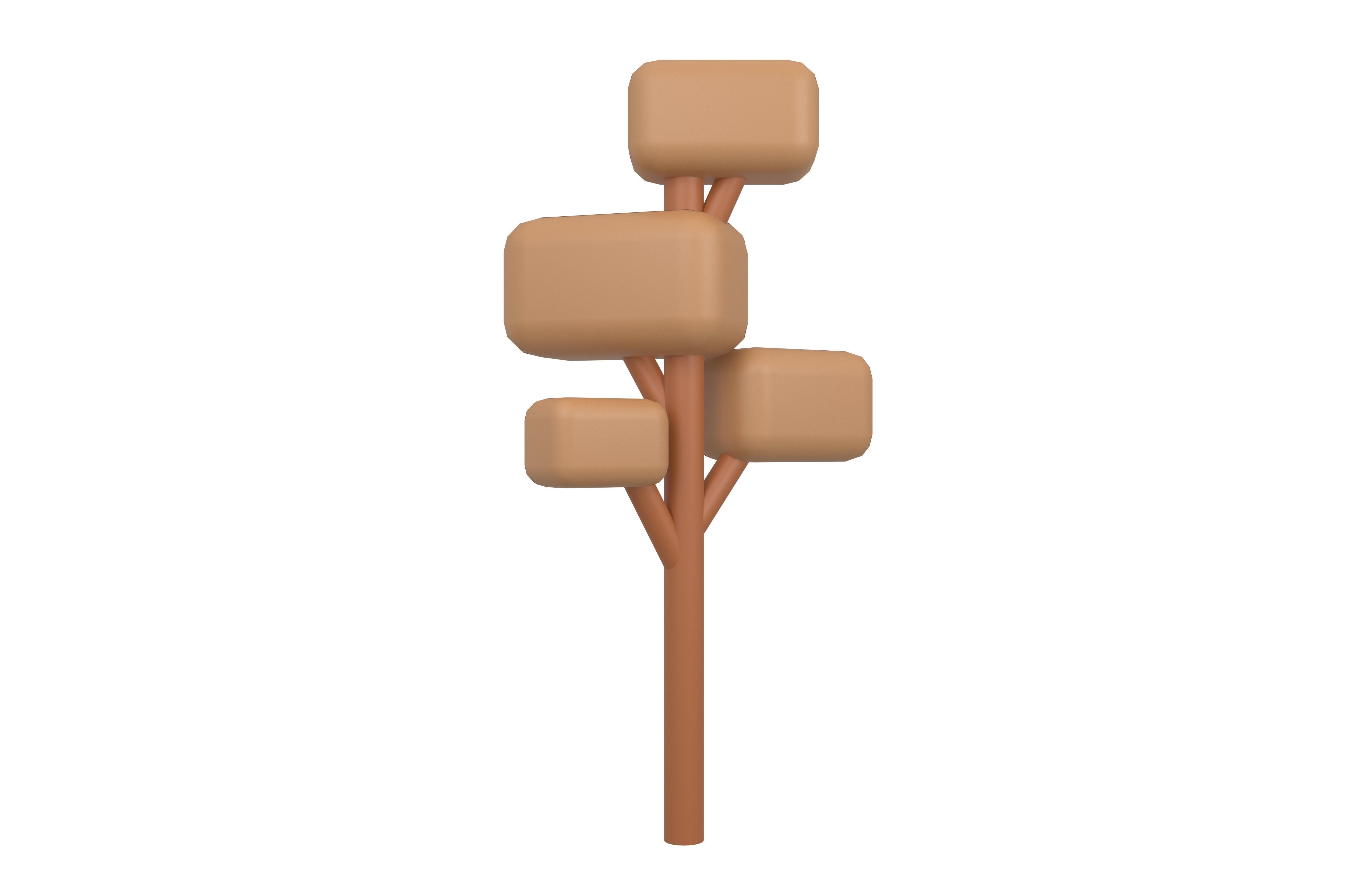 Cartoon Tree Mega Pack 01 Low-poly 3D model_64
