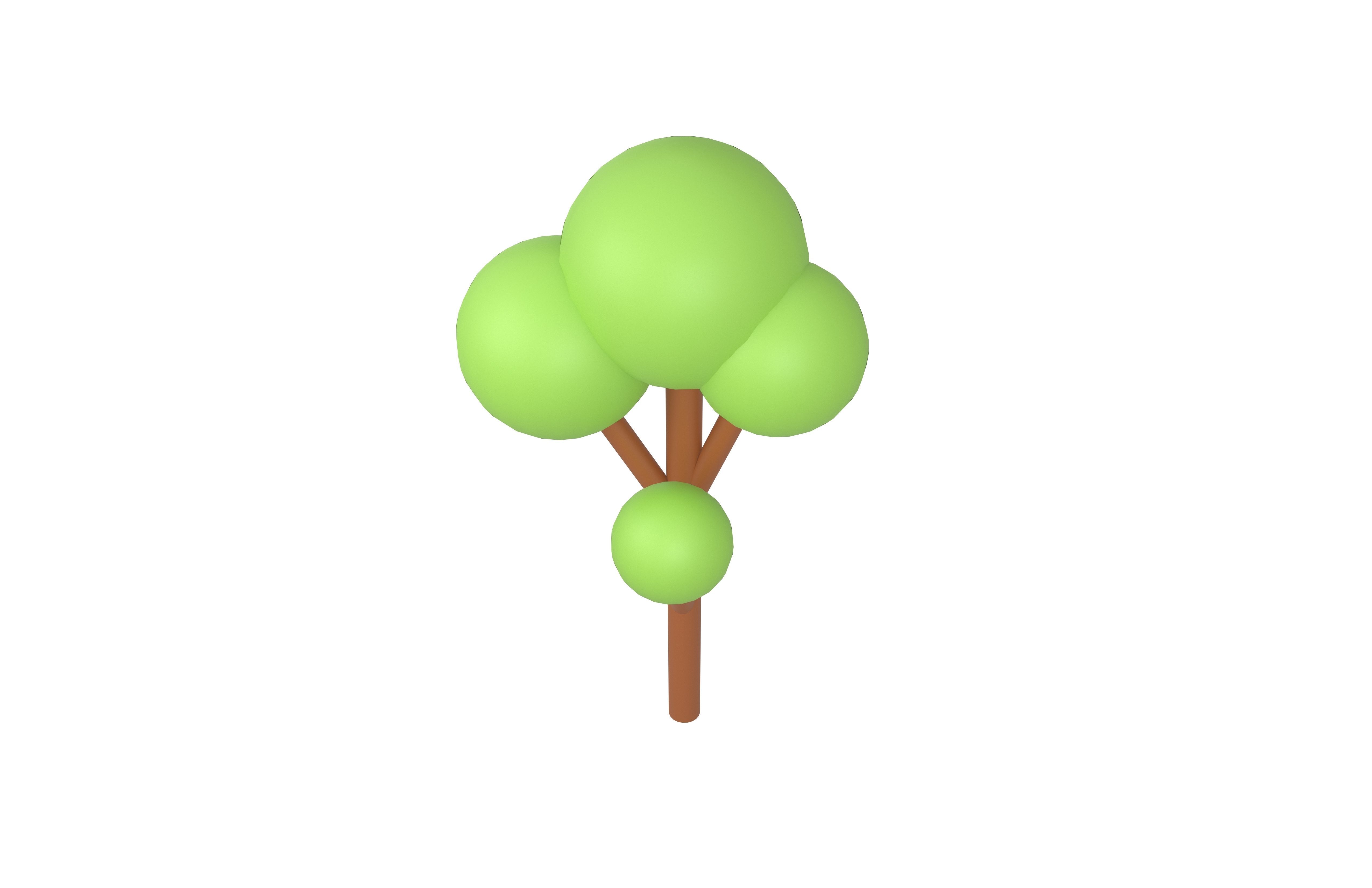 Cartoon Tree Mega Pack 01 Low-poly 3D model_79
