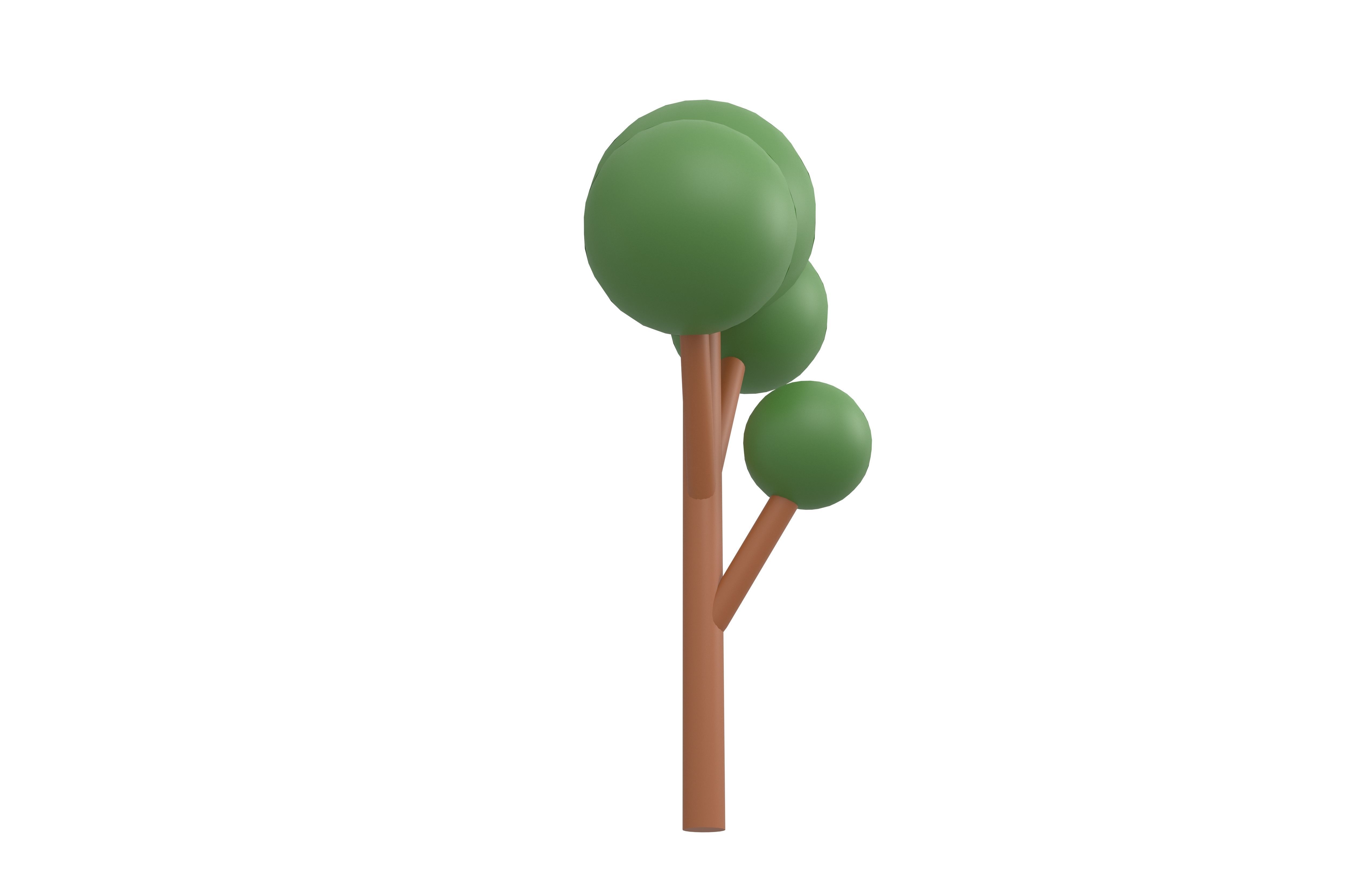 Cartoon Tree Mega Pack 01 Low-poly 3D model_52