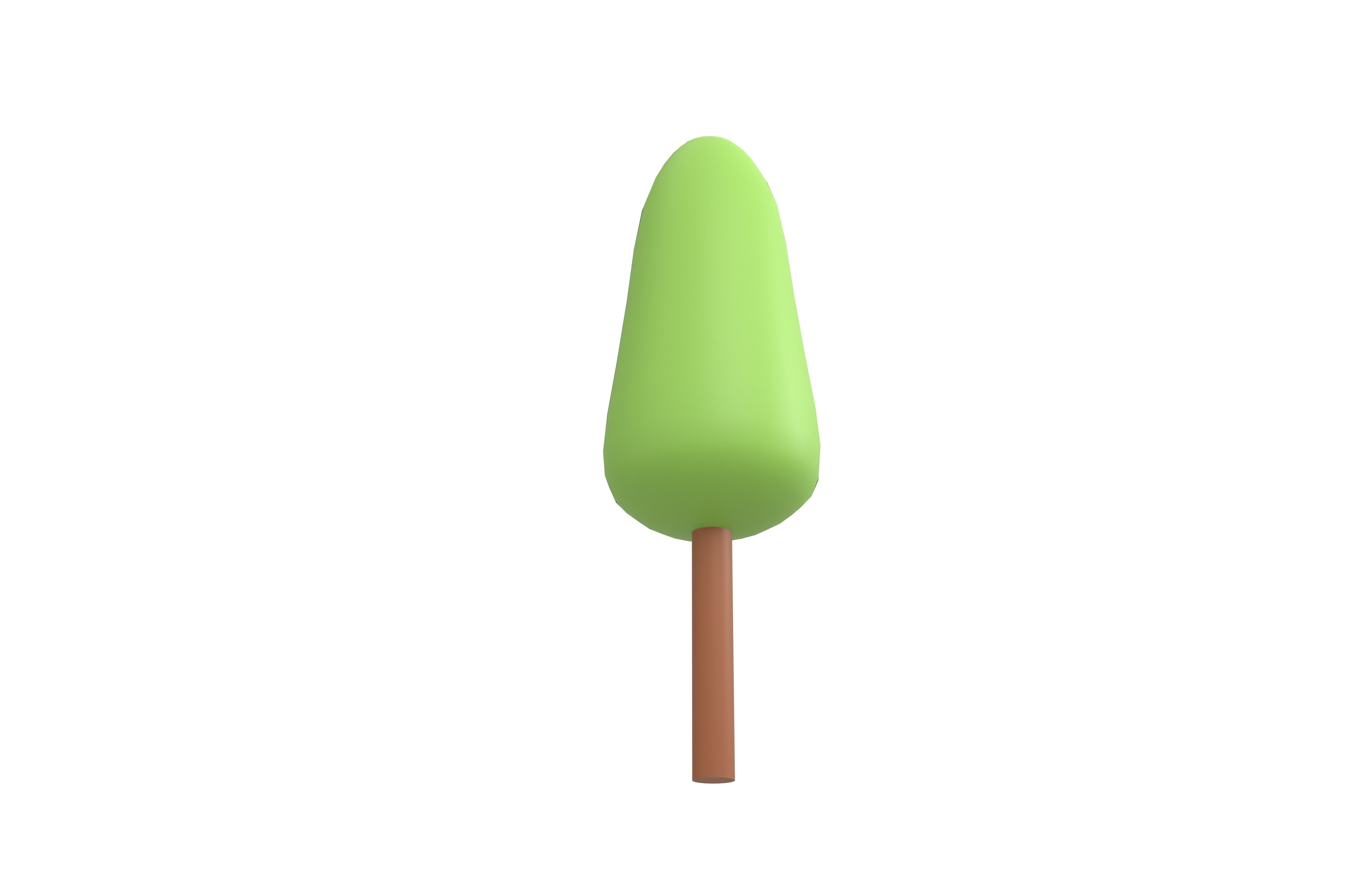 Cartoon Tree Mega Pack 01 Low-poly 3D model_100