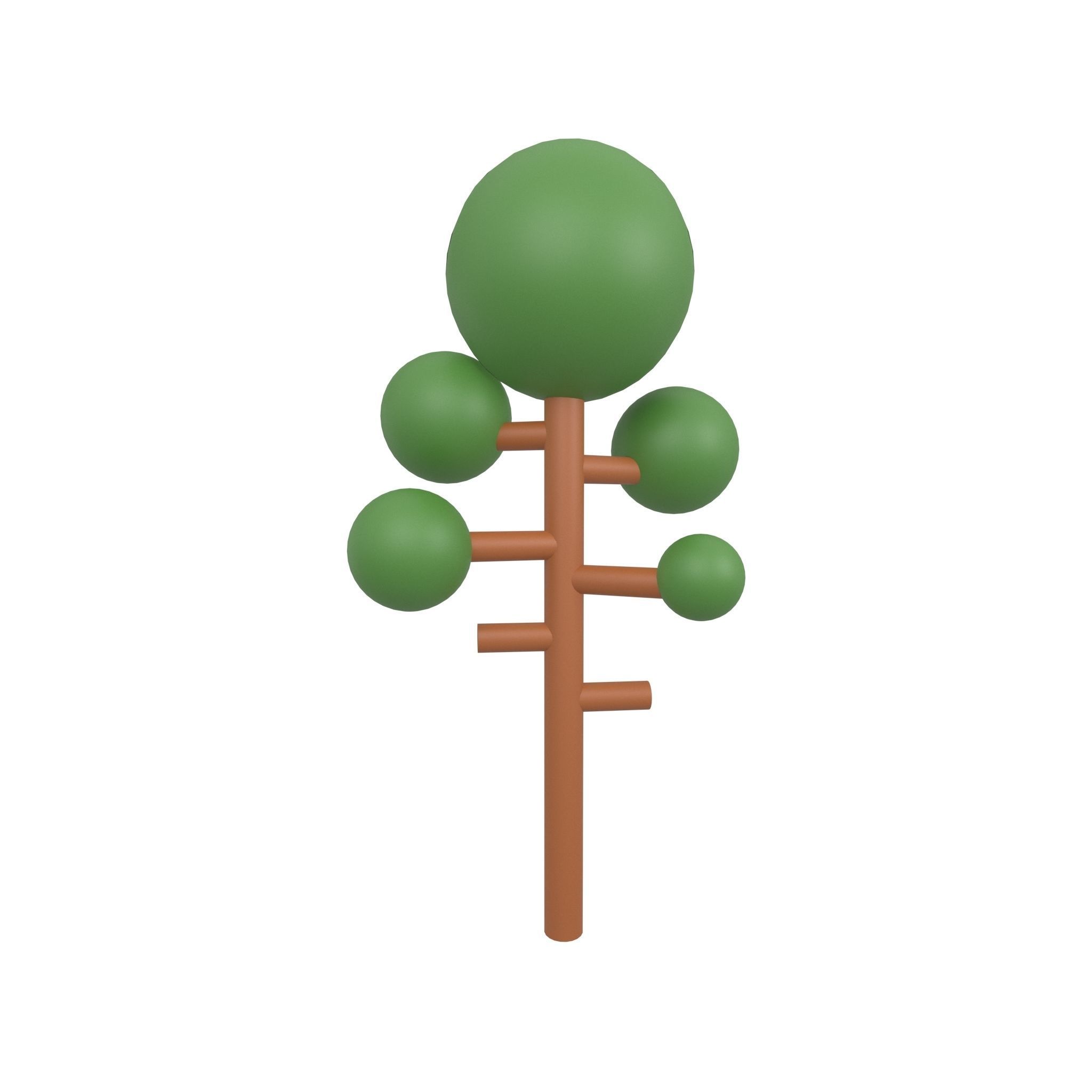 Cartoon Tree Mega Pack 01 Low-poly 3D model_30