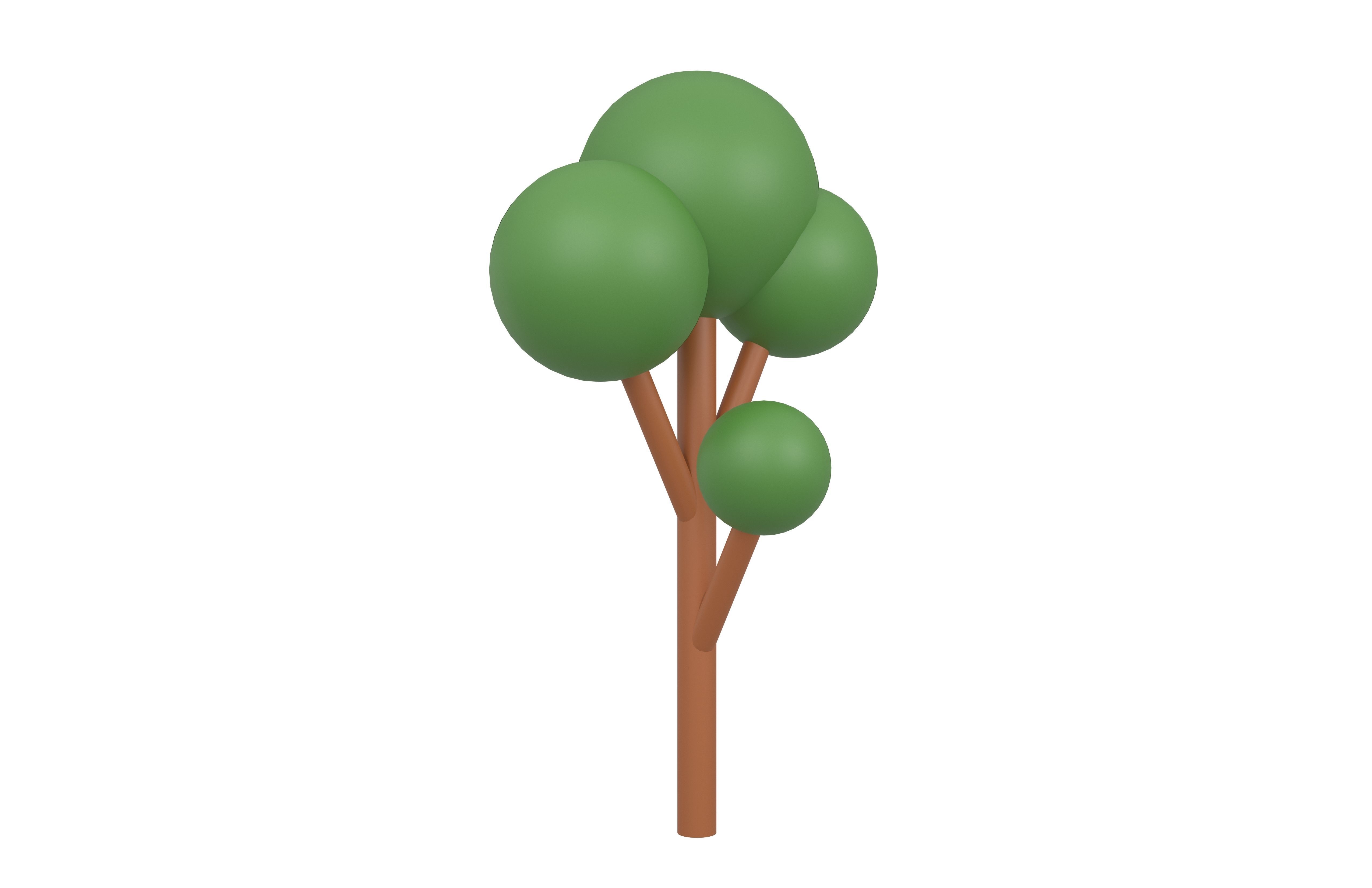 Cartoon Tree Mega Pack 01 Low-poly 3D model_89