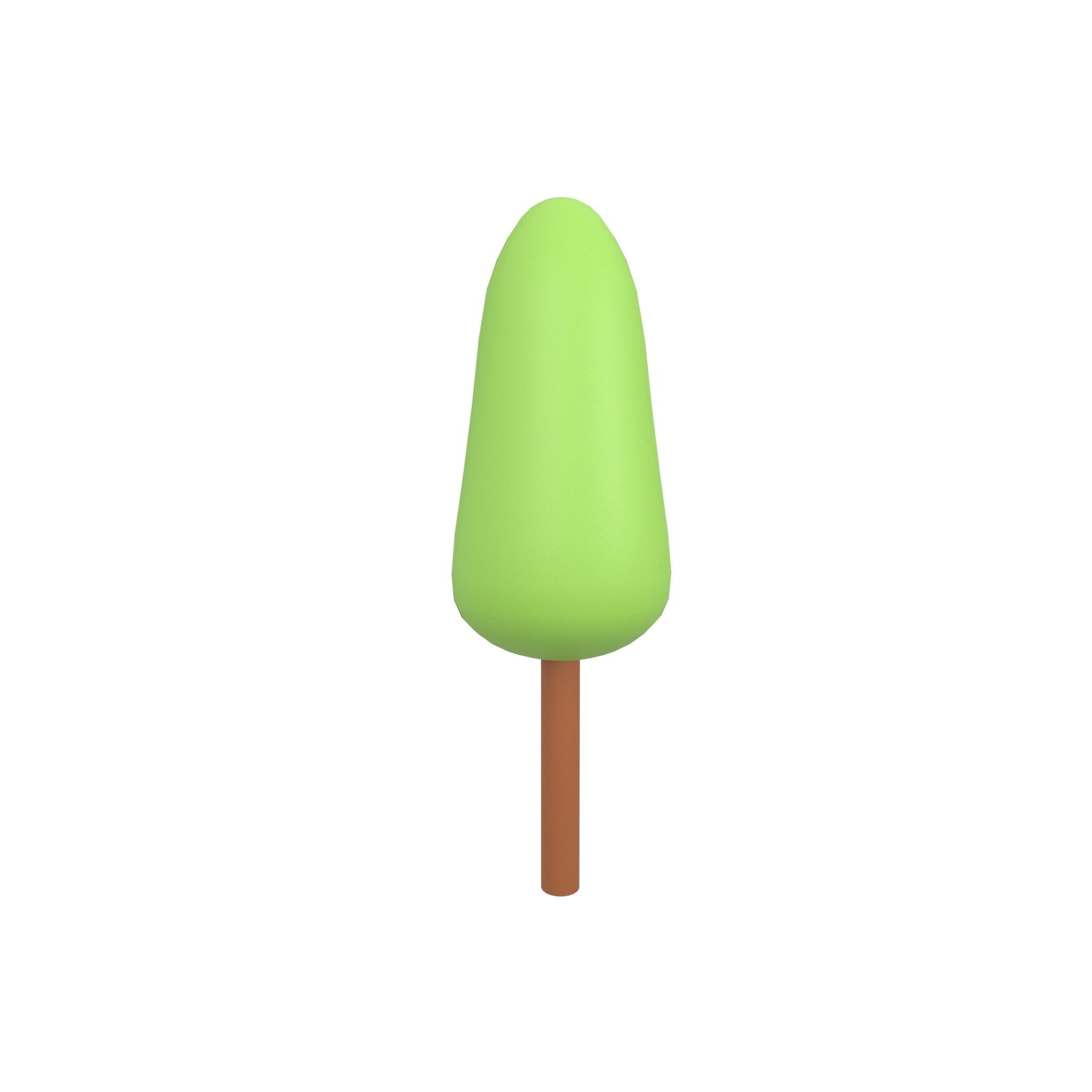 Cartoon Tree Mega Pack 01 Low-poly 3D model_6