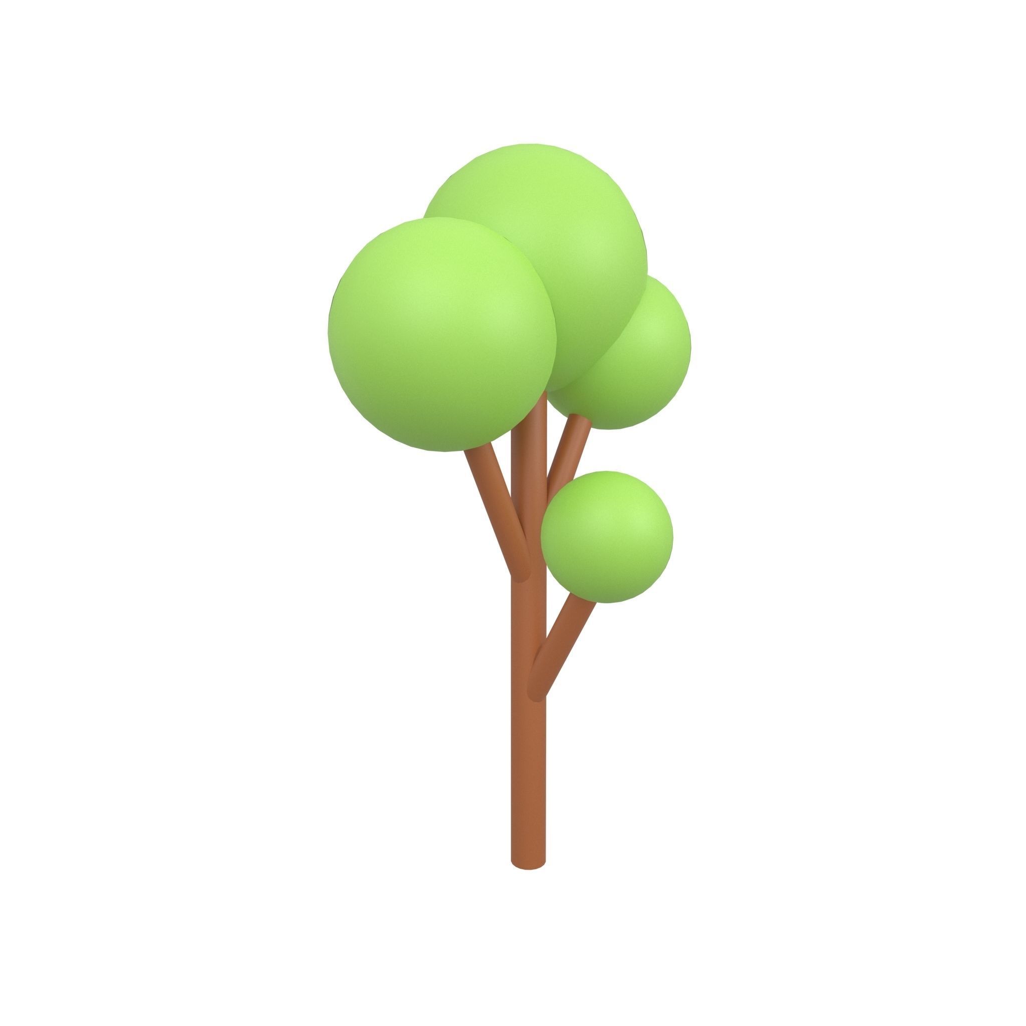 Cartoon Tree Mega Pack 01 Low-poly 3D model_31