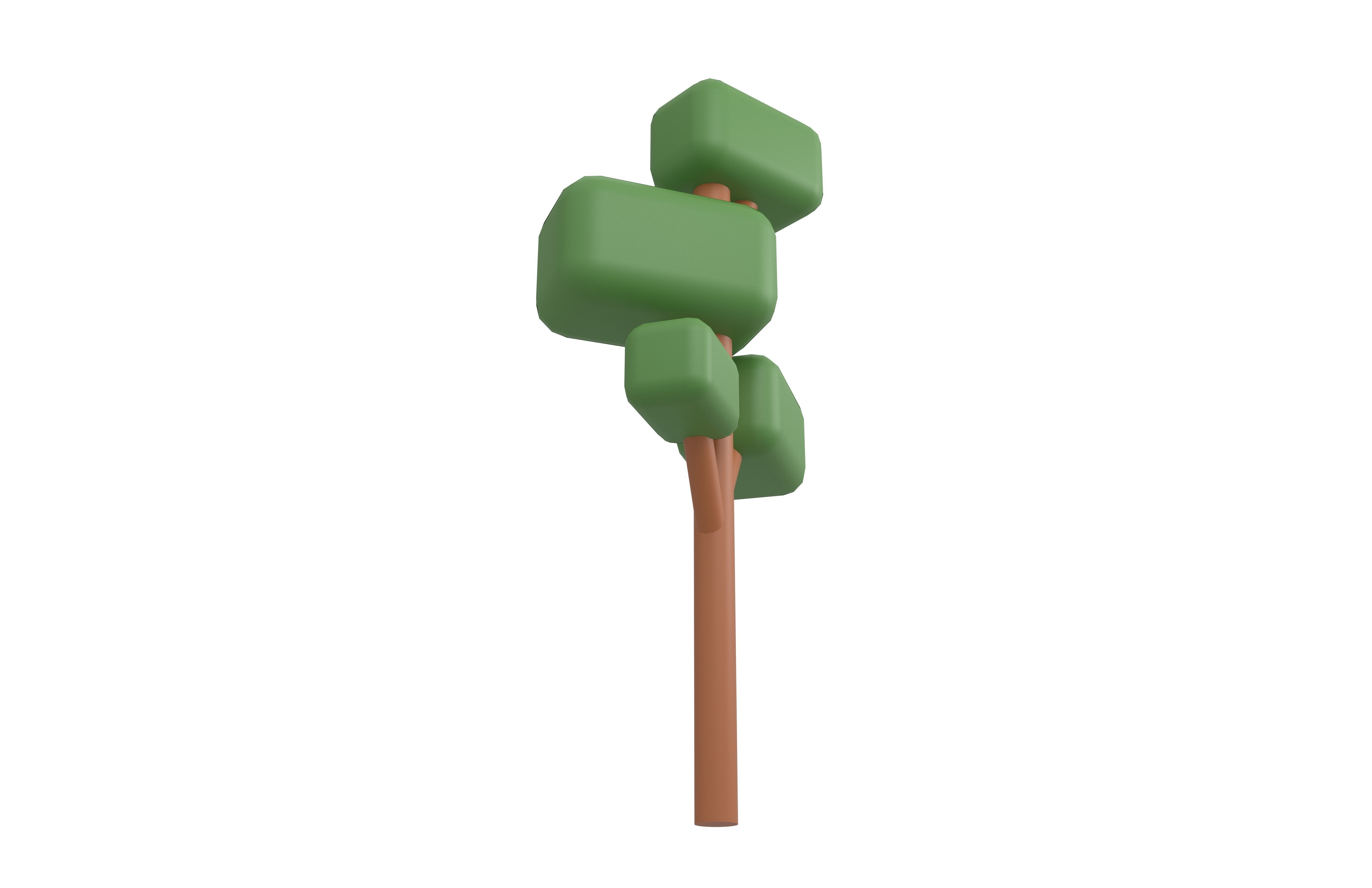 Cartoon Tree Mega Pack 01 Low-poly 3D model_40
