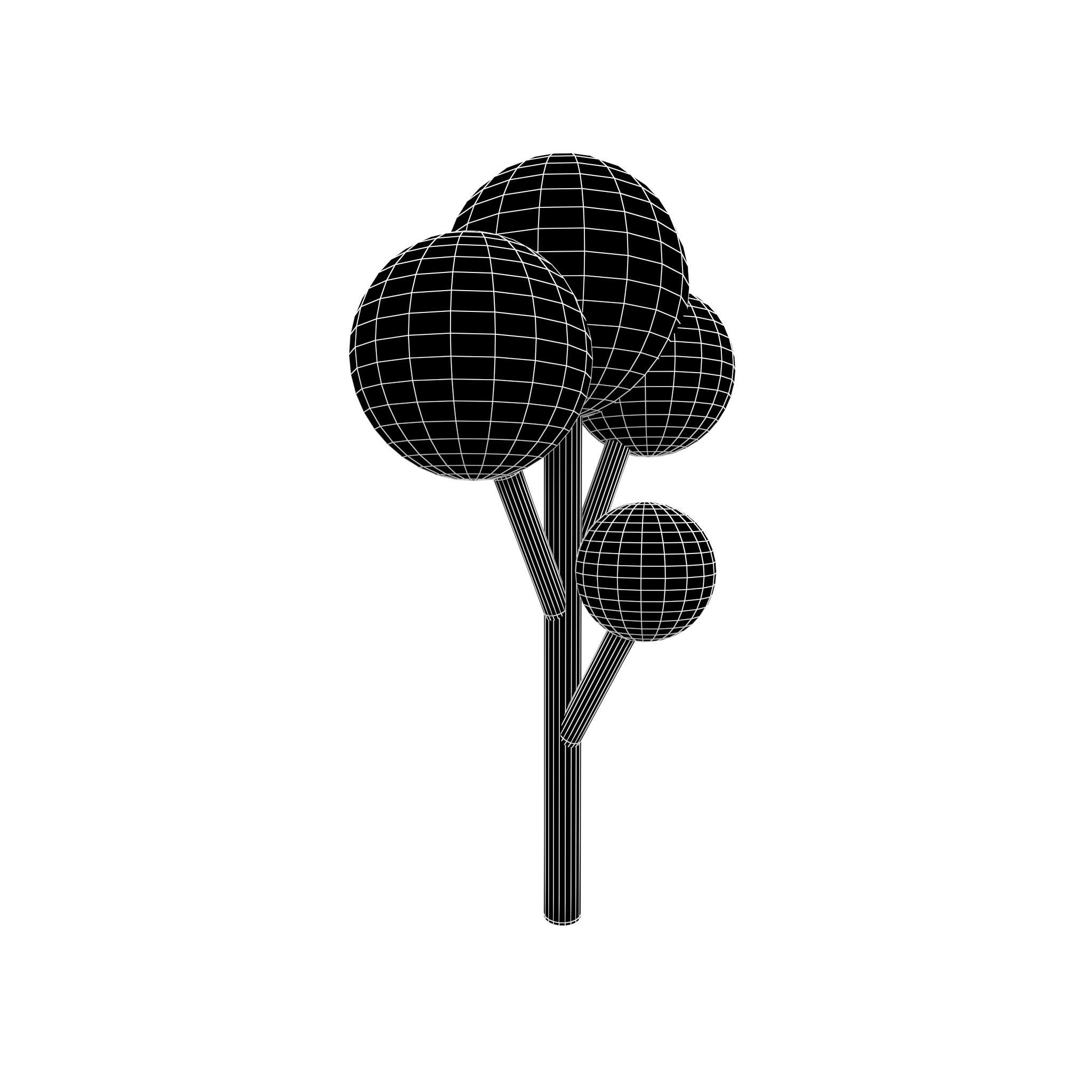Cartoon Tree Mega Pack 01 Low-poly 3D model_25