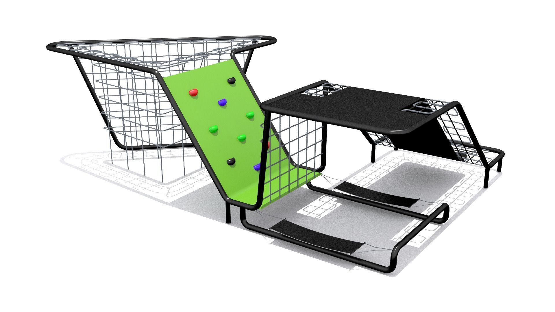 playground - Climber Challenge 3D model_4