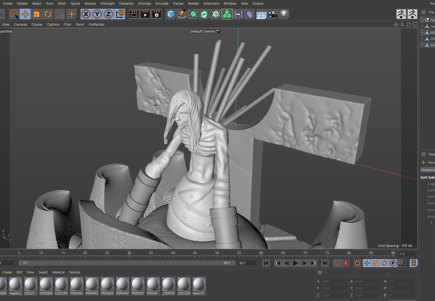 Naruto X Nagato 3D model_3