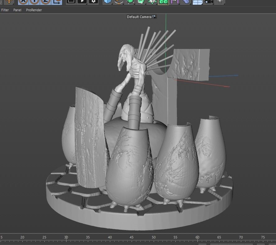 Naruto X Nagato 3D model_2