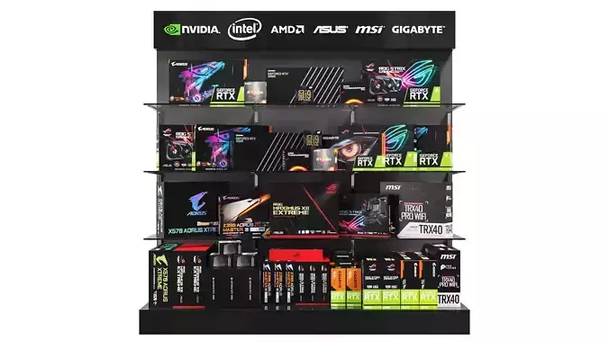 PC accessories showcase