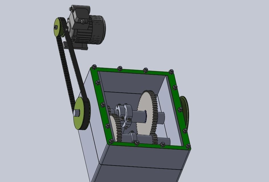 gear reduce Free 3D model_0