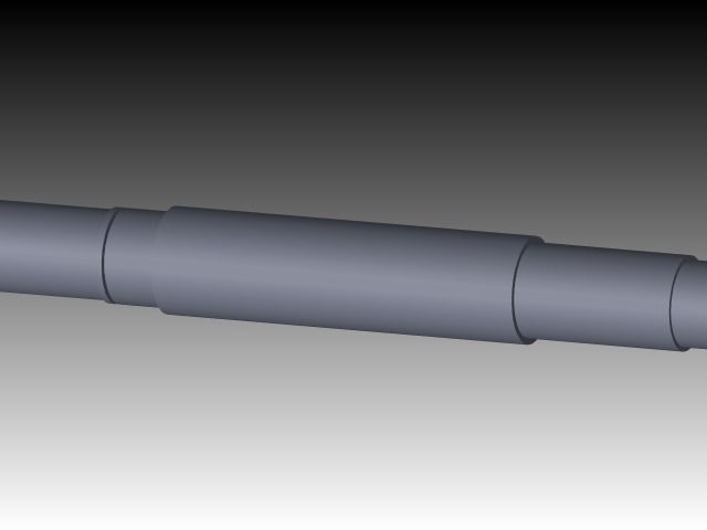 shaft metal tube Free 3D model_2