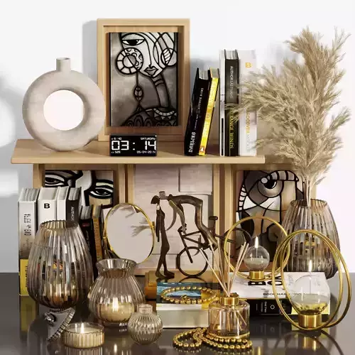 pampas decorative set 003