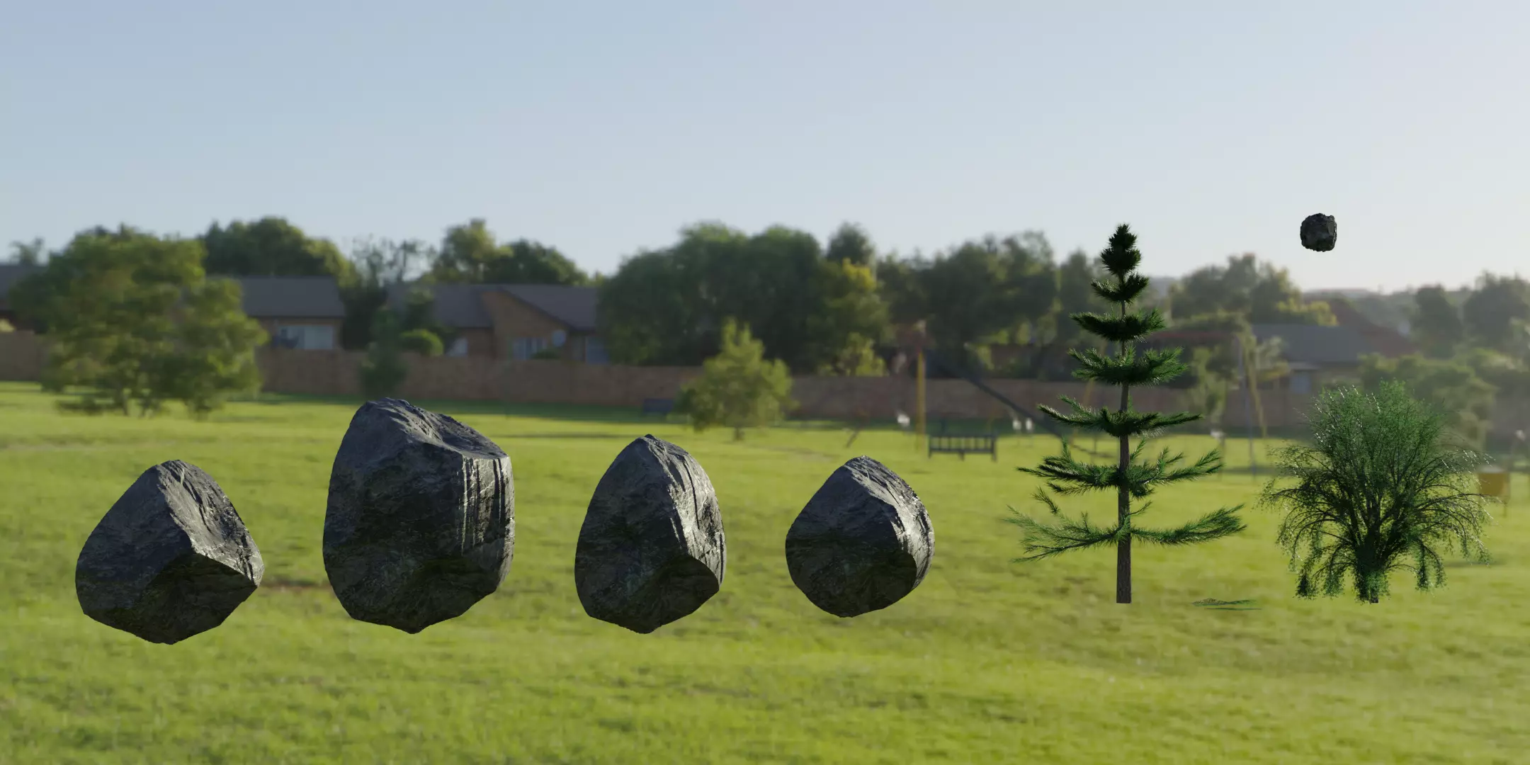 Small Nature Assets Free 3D model