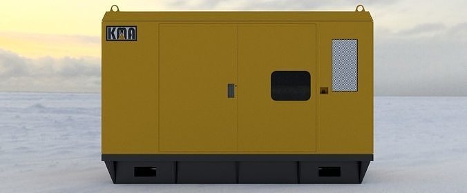 Generator case 3D model