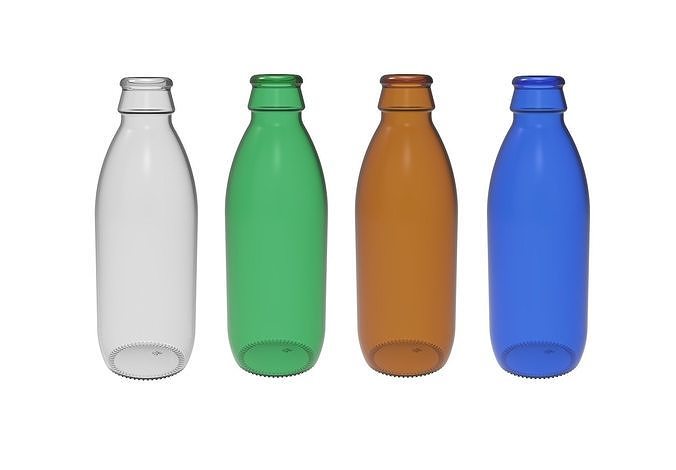 200ml MILK BOTTLE 3D print model