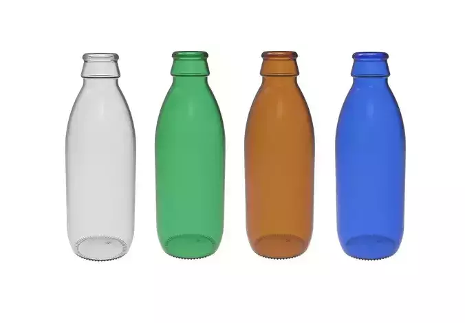 200ml MILK BOTTLE 3D print model